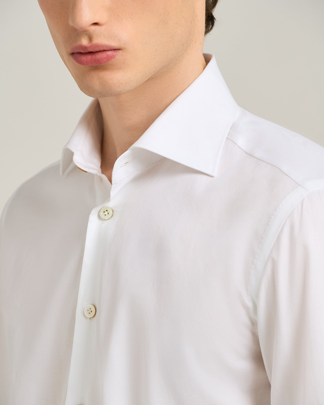 FORMAL' REGULAR FIT SHIRT IN WHITE COTTON