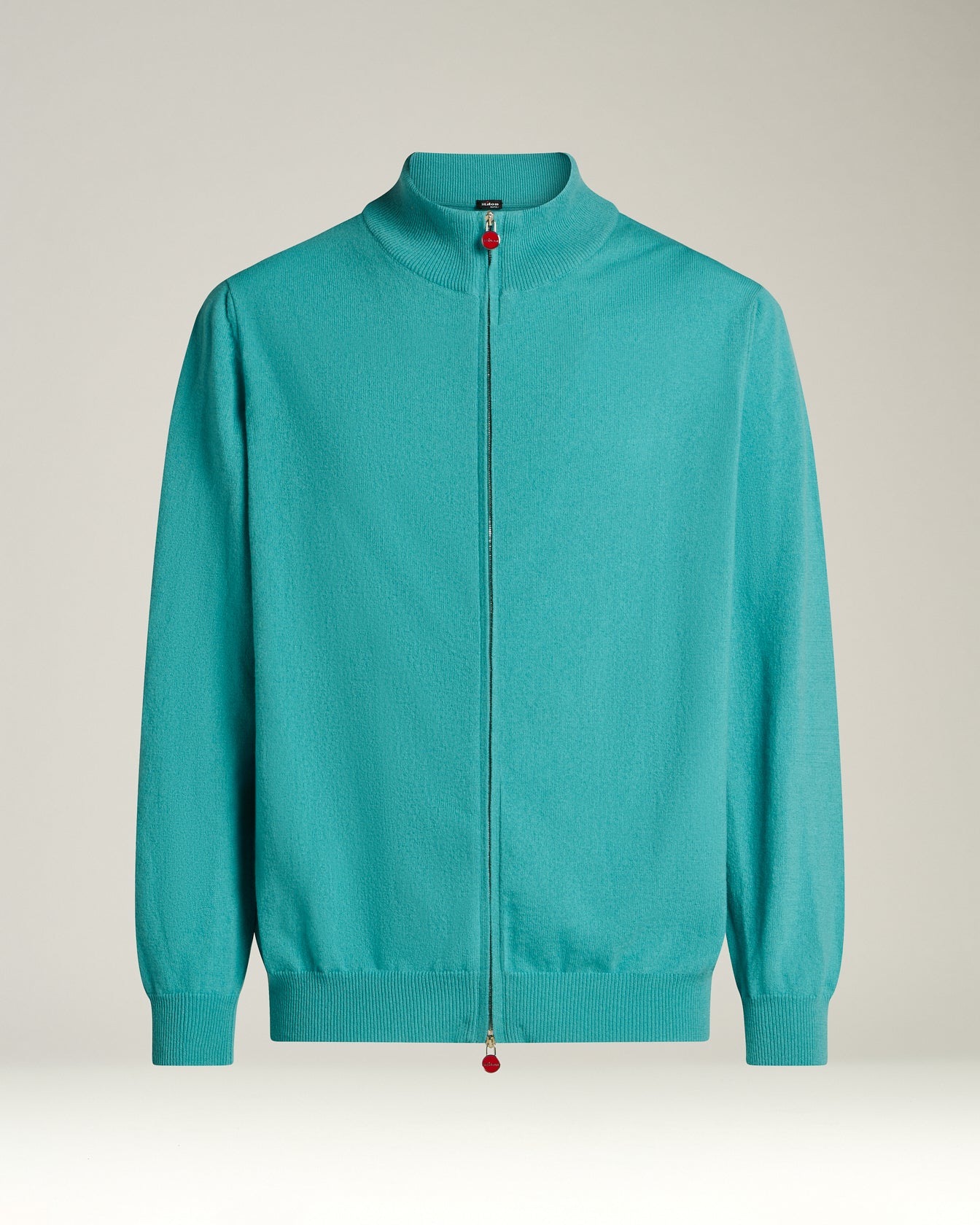 men's pure cashmere sweater with zip