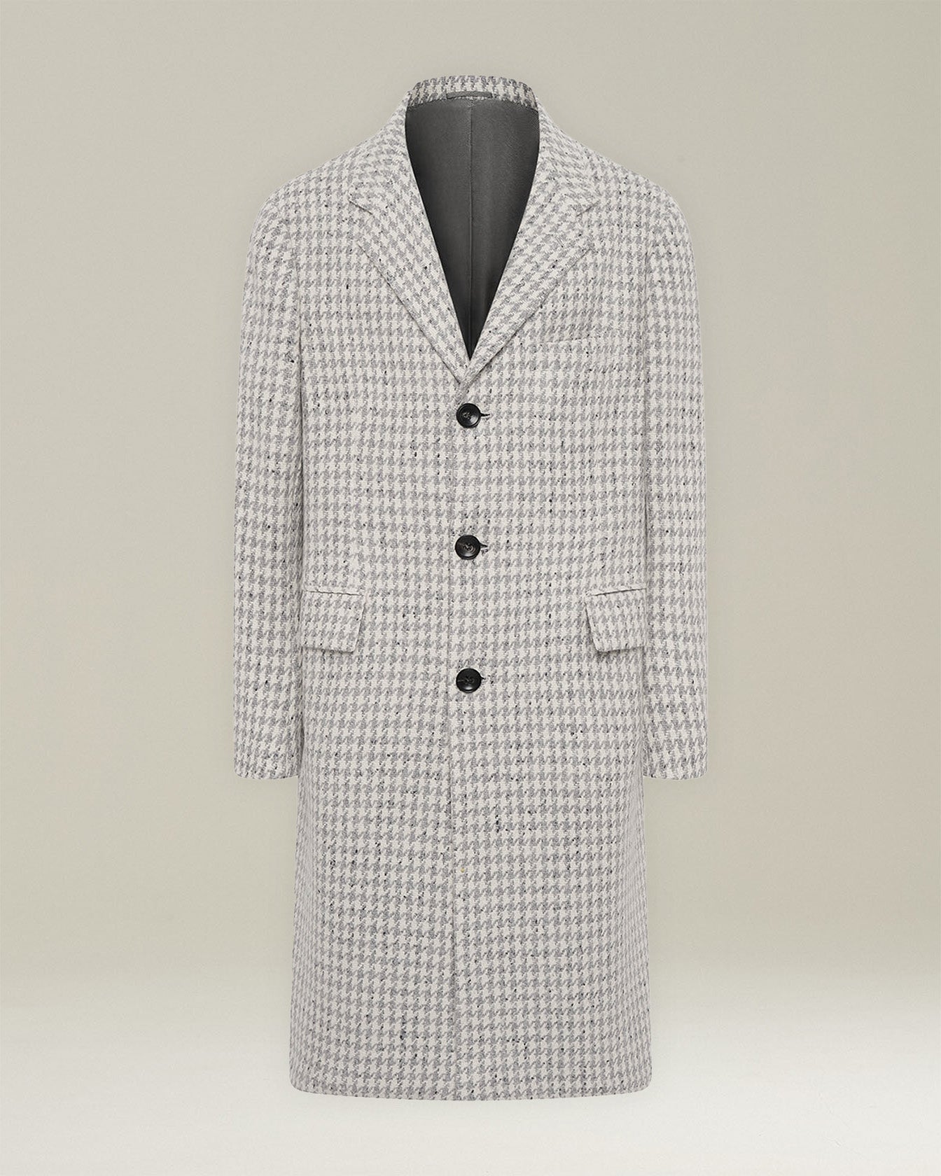 HOUNDSTOOTH CASHMERE BLEND COAT